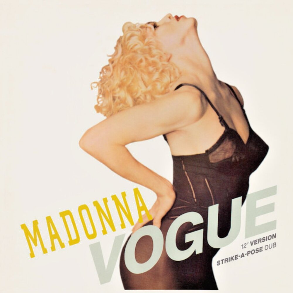 MADONNA Vogue 12" Vinyl Record UK RARE MINT WITH POSTER Sire W9851TX